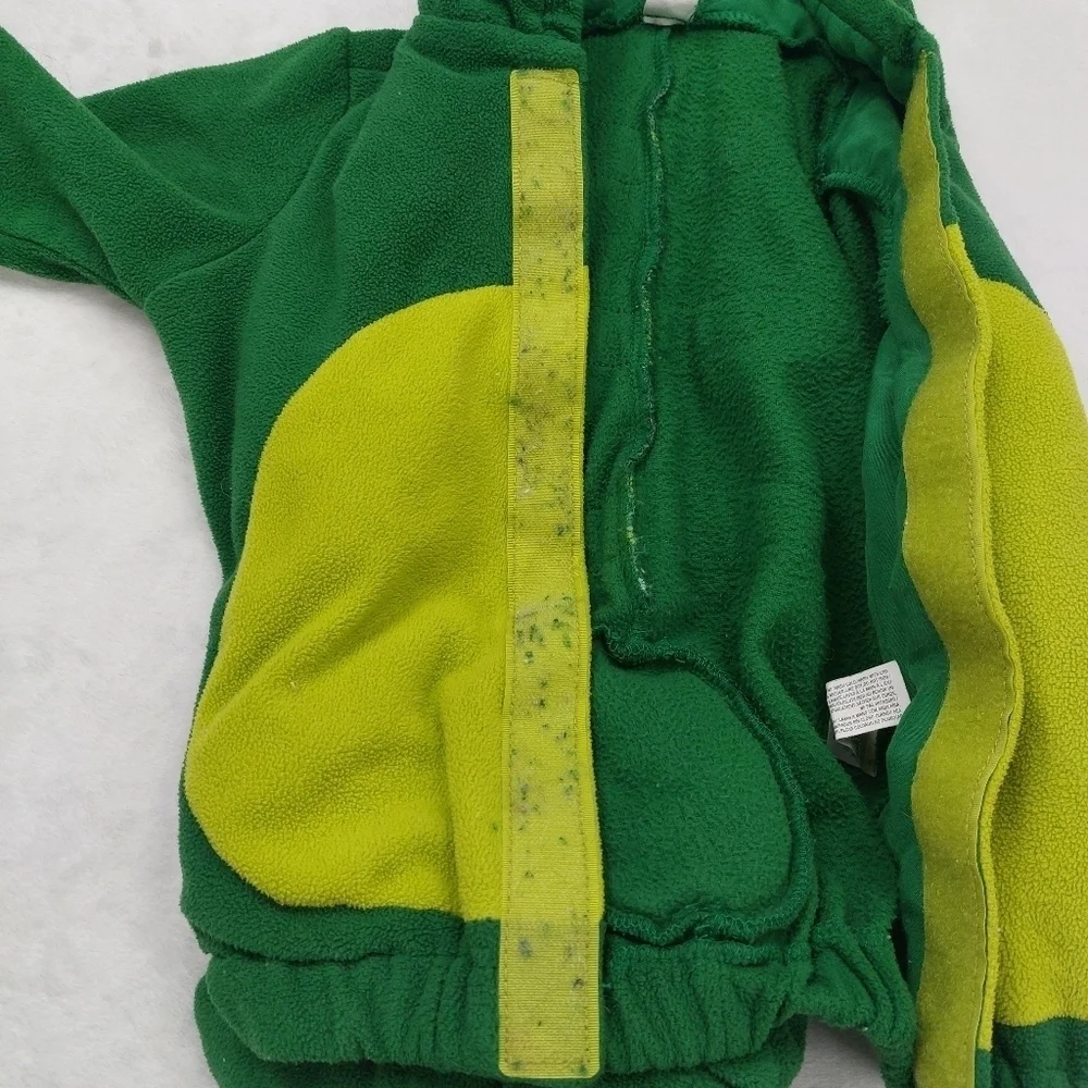 OLD NAVY INFANTS GREEN 2 PIECE DINOSAUR DRAGON COSTUME SIZE 12-24 MONTHS